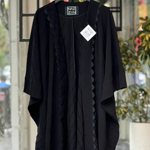 پانچو مشکی تابستانه PM000611