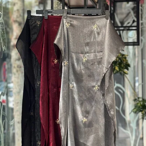 شال ویسکوز گلدوزی SC000132