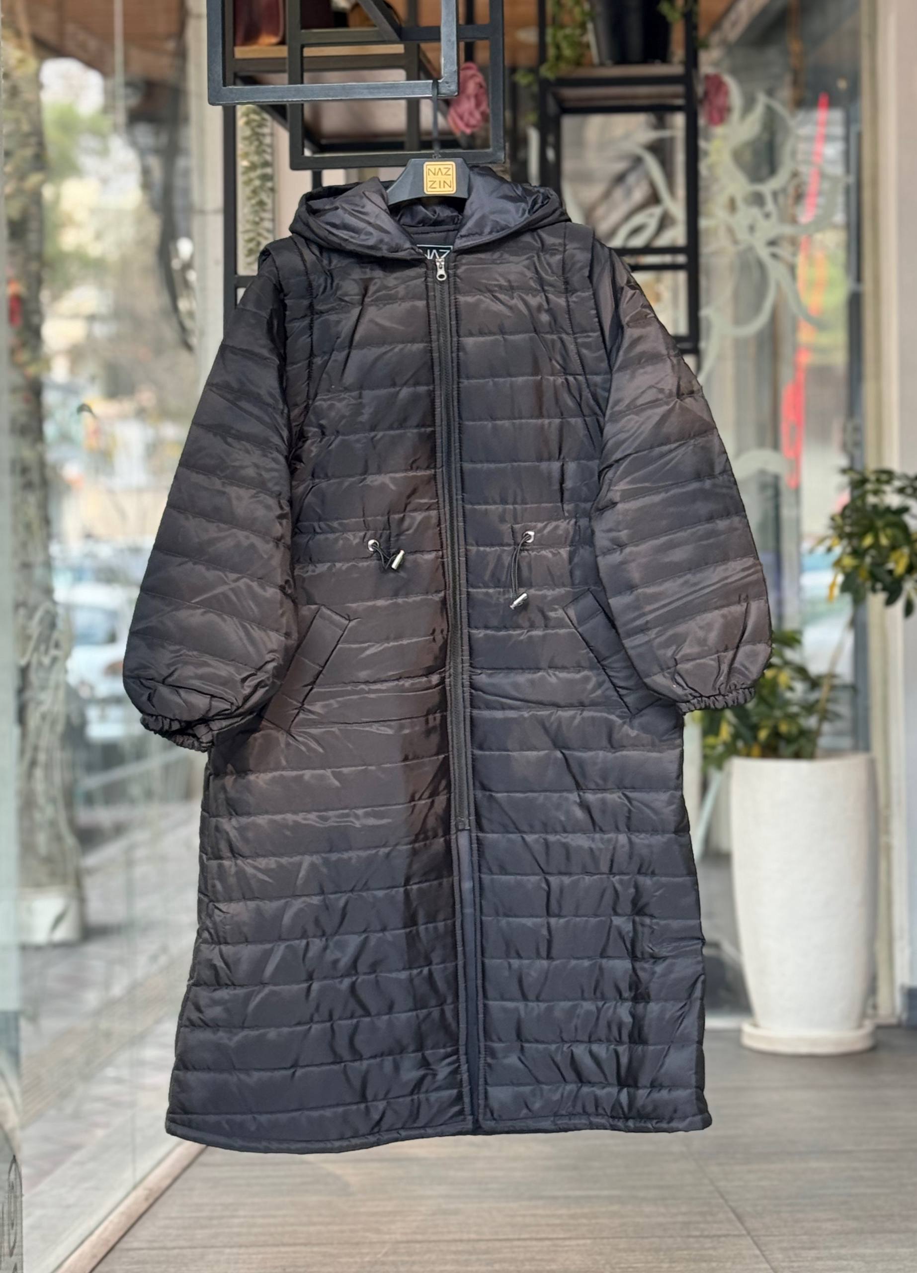 کاپشن پافر شو بلند CW0018