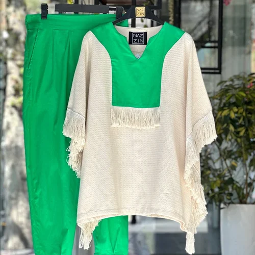 ست پانچو شلوار کوتاه PM00373