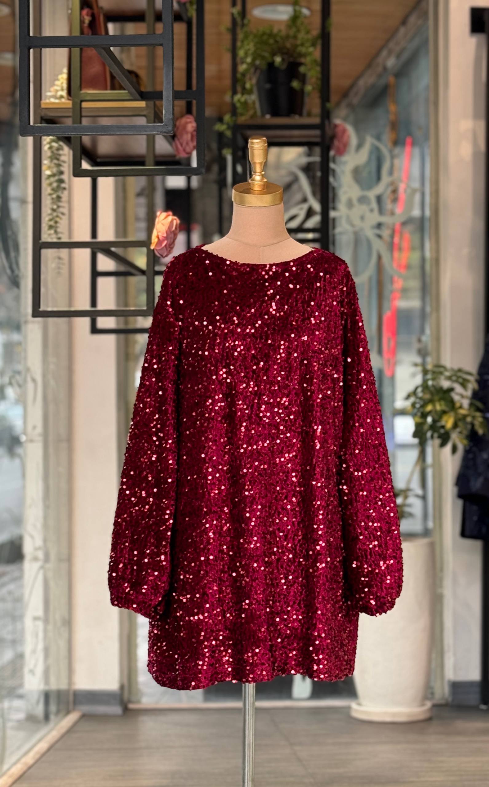 پیراهن پولکی مجلسی DW0017