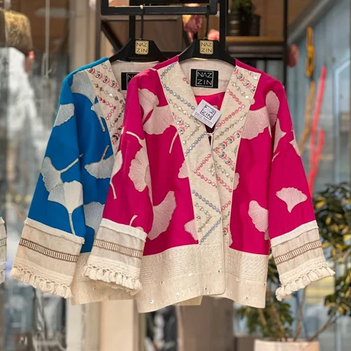 کت لینن سوزندوزی PM000488