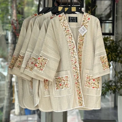 مانتو تکه دوزی هندی PM000610