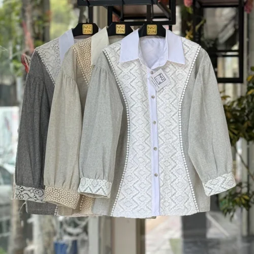 شومیز وینتیج تابستانه PM00095